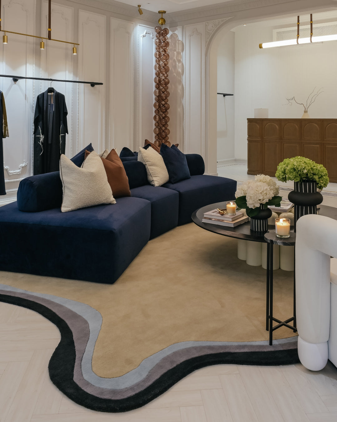 STONE EDGE BORDER RUG