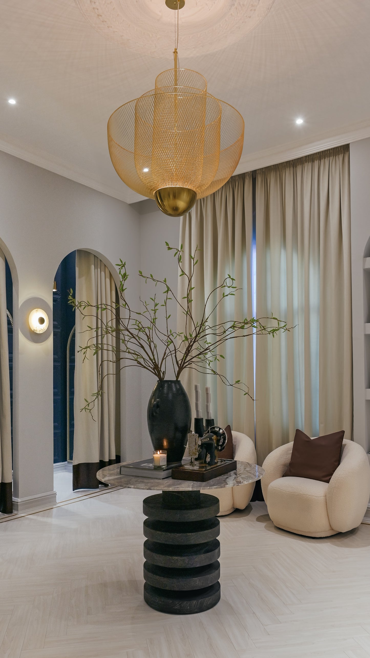 AURELIA MESH GLOBE PENDANT LIGHT