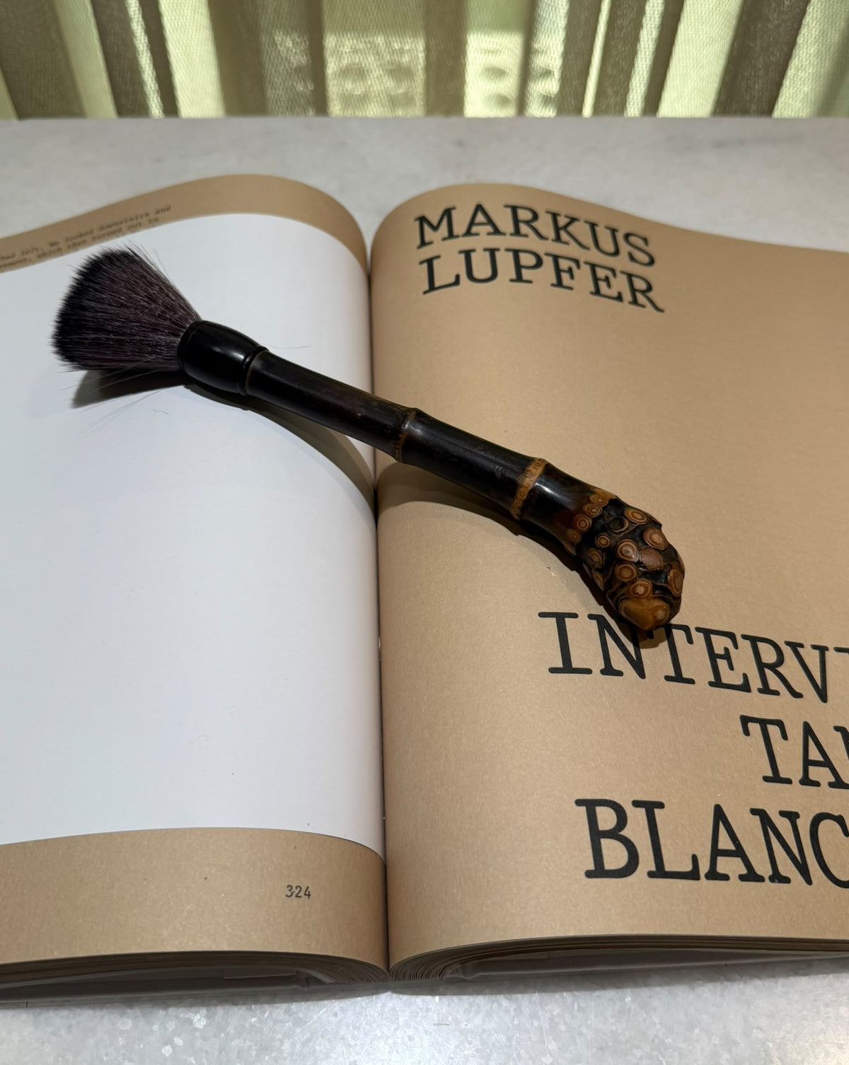 Vintage Bamboo Scholar's Brush