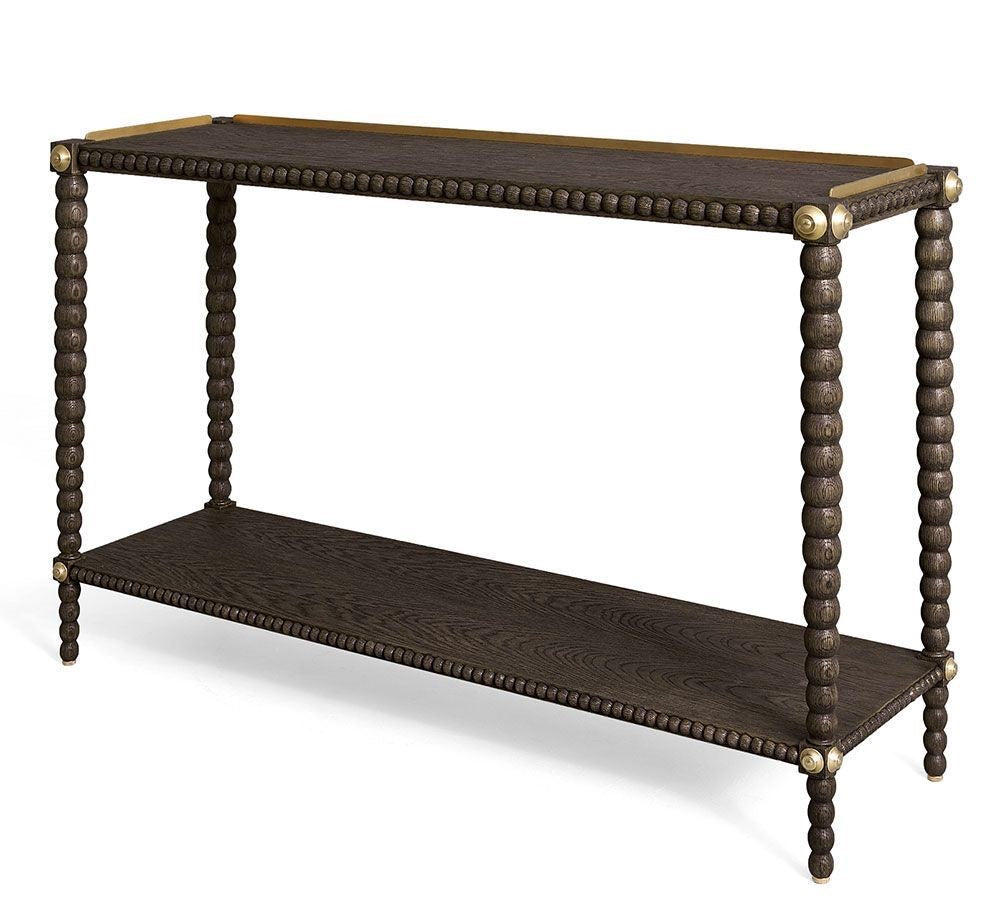 BEADED WOOD CONSOLE TABLE – The House of Metric