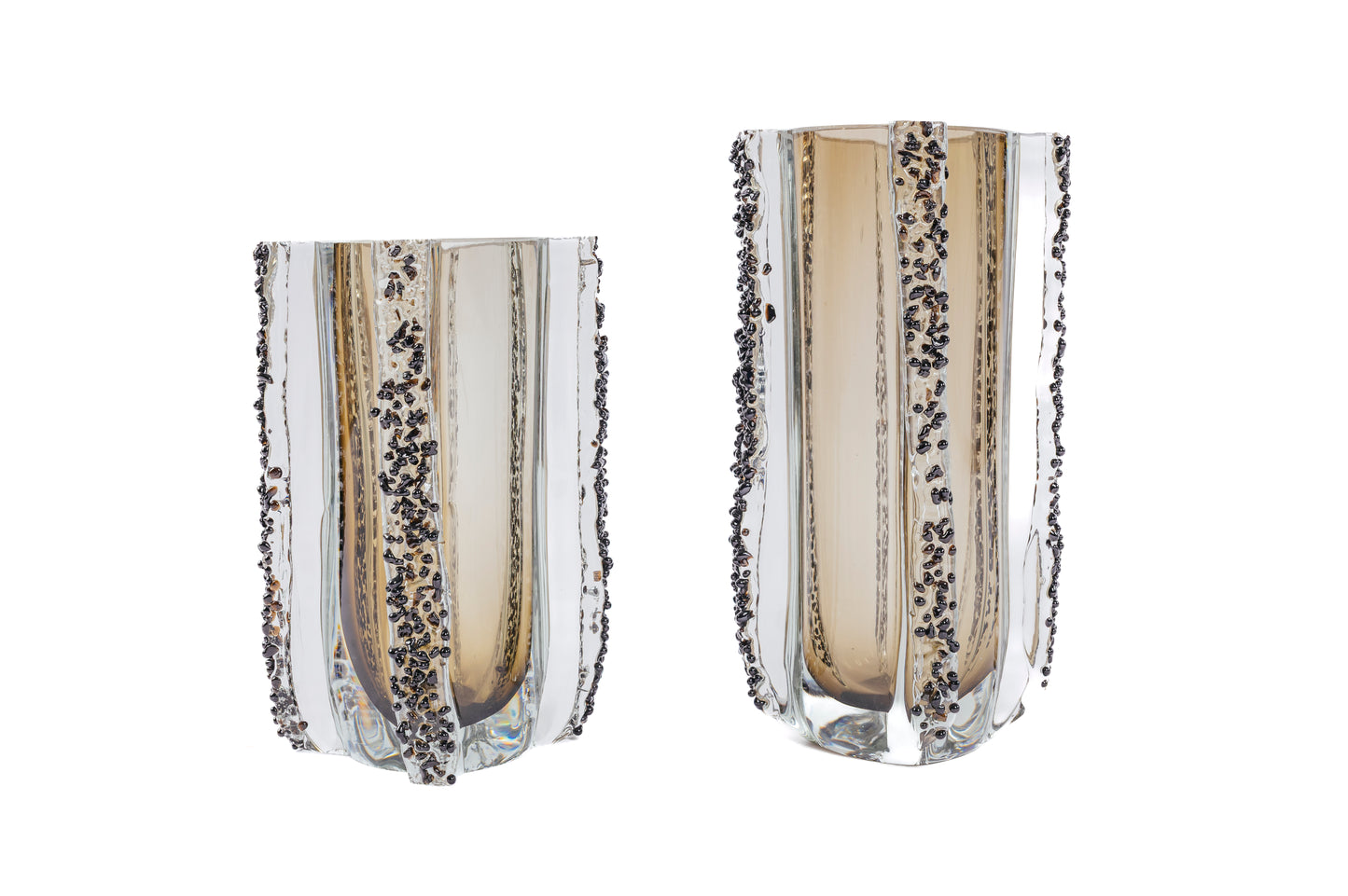 CELESTIA BEADED GLASS VASE