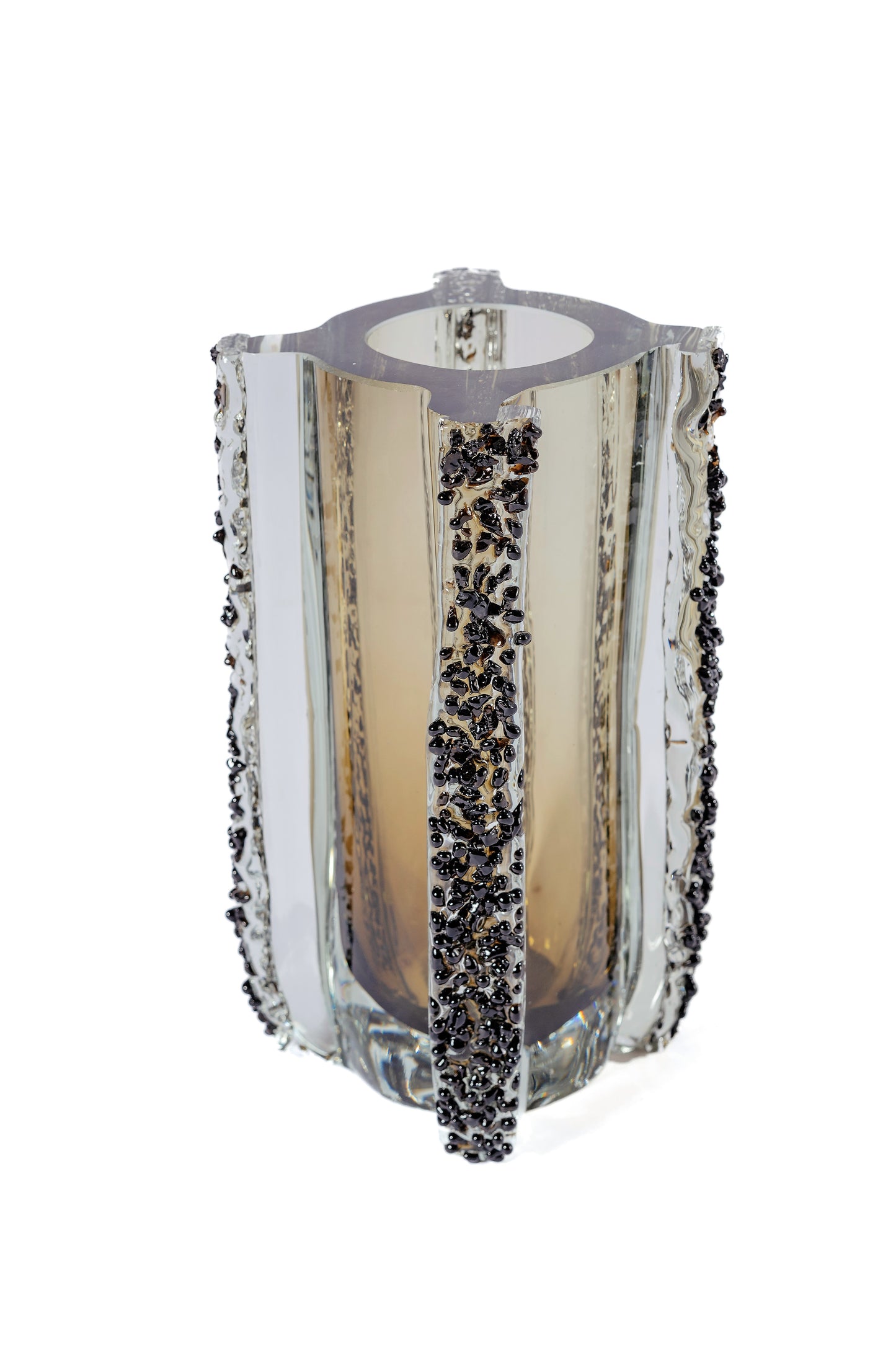 CELESTIA BEADED GLASS VASE