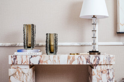 CELESTIA BEADED GLASS VASE