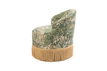 Verdant Tapestry Accent Chair
