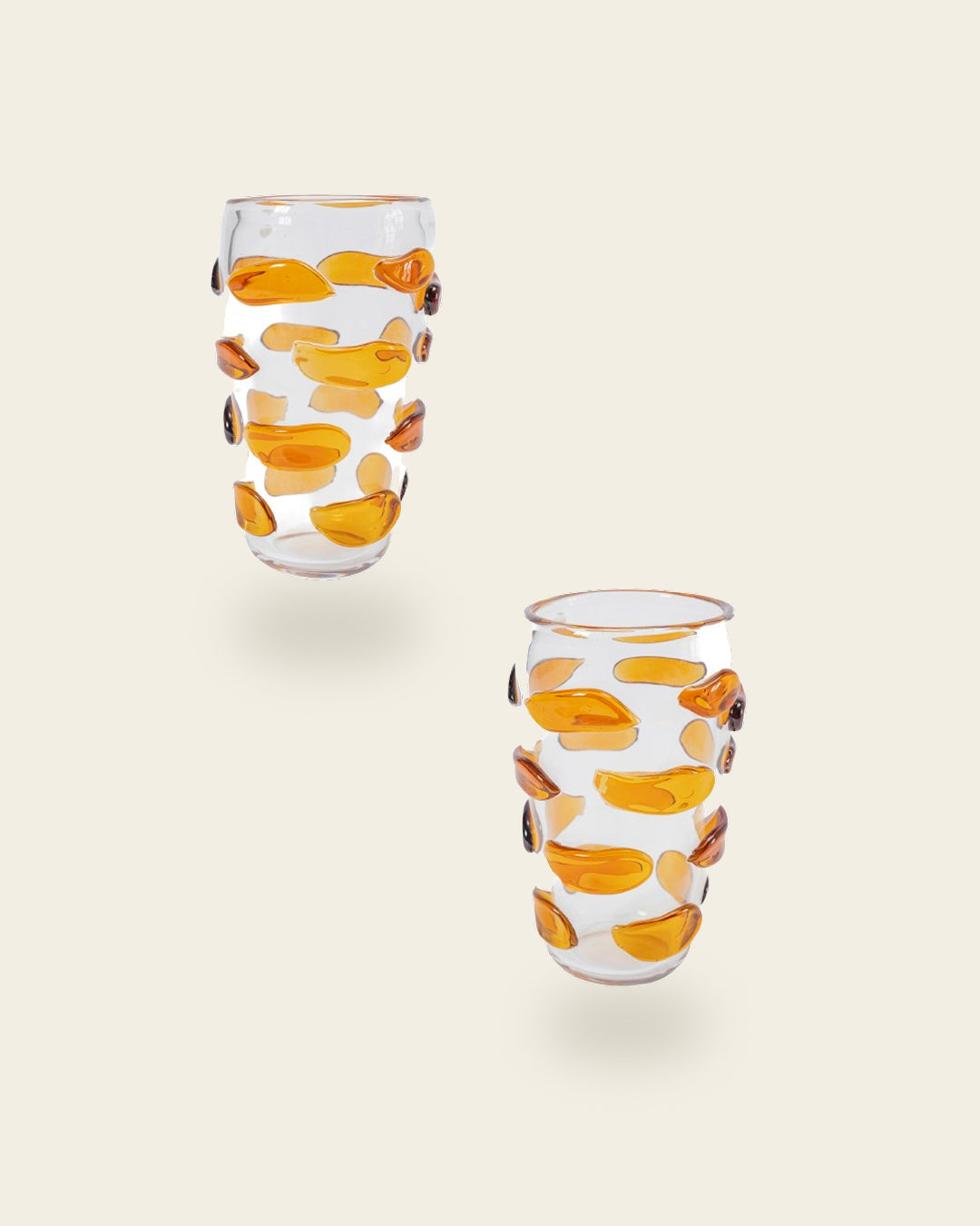 AMBER MURANO GLASS VASE