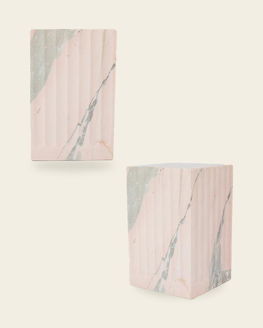 ROSA FLUTED PEDESTAL STAND