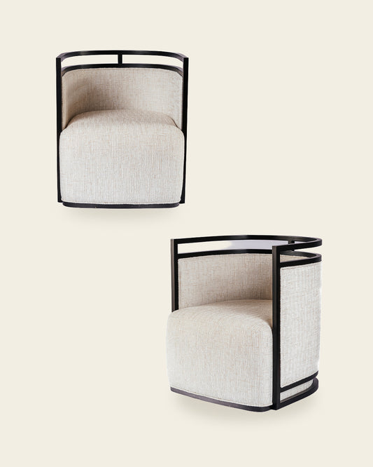 BLACK EDGE ARMCHAIR