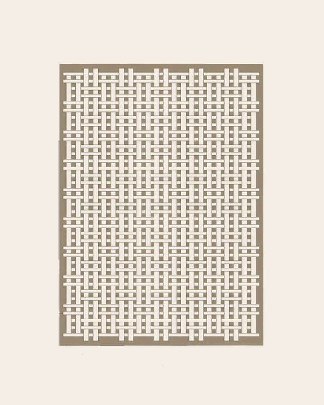 WOVEN LATTICE RUG