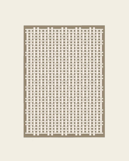 WOVEN LATTICE RUG