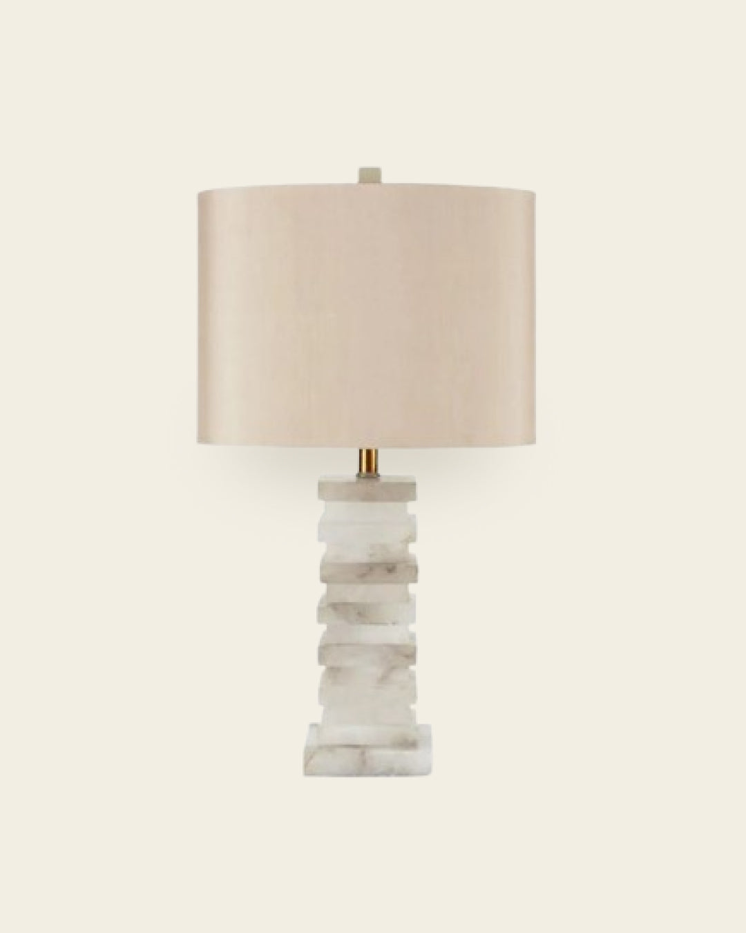 SIERRA STACKED STONE TABLE LAMP