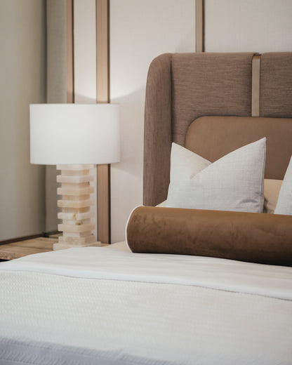 SIERRA STACKED STONE TABLE LAMP