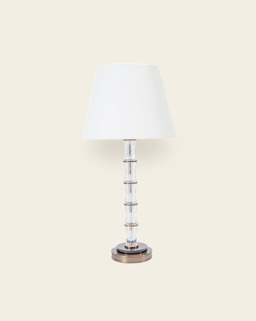 CRYSTAL BAMBOO TABLE LAMP