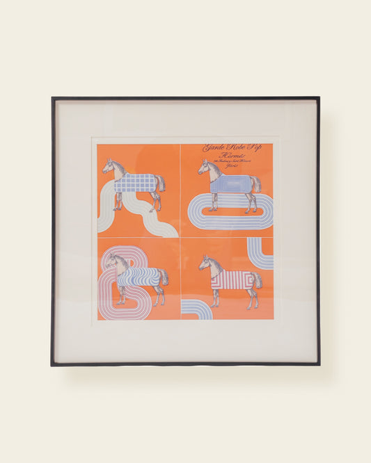 PATTERNED HORSE WALL ART