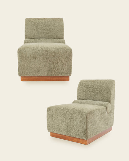 SORRENTO ARMLESS LOUNGE CHAIR