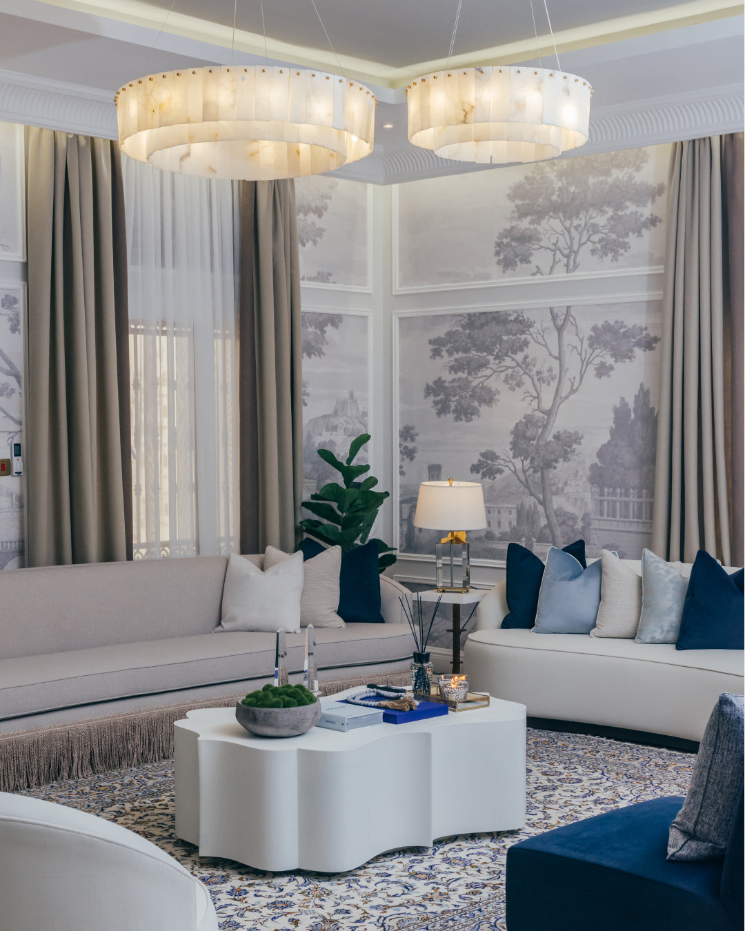 OPAL CREST CHANDELIER