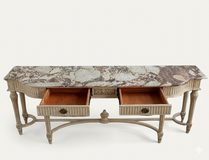 LUMIERE ANTIQUE  CONSOLE TABLE