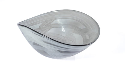 LUNA SWIRL GLASS BOWL