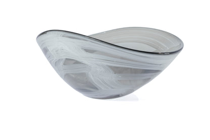 LUNA SWIRL GLASS BOWL