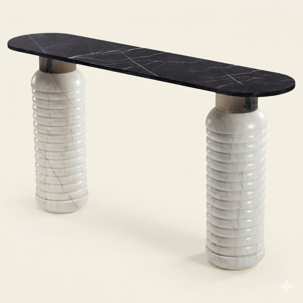 Monarch Marble Console Table