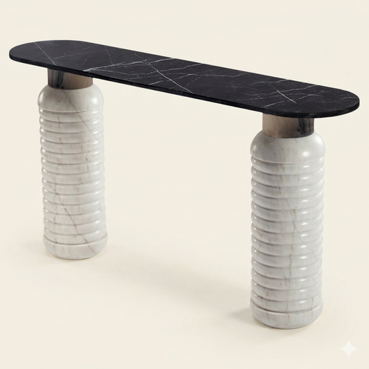 Monarch Marble Console Table