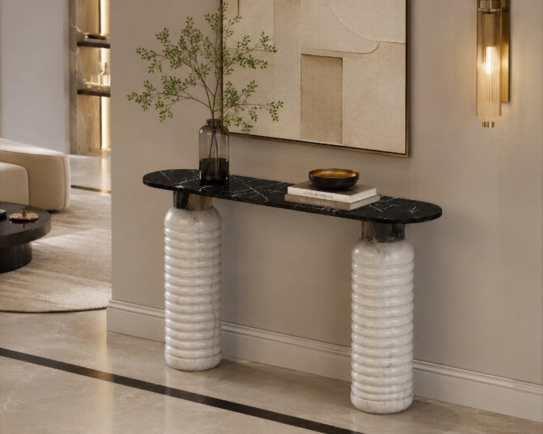 Monarch Marble Console Table