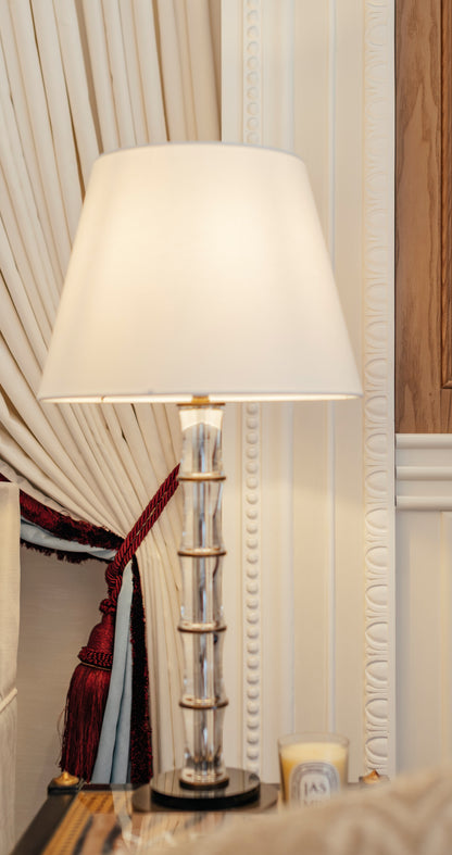 CRYSTAL BAMBOO TABLE LAMP