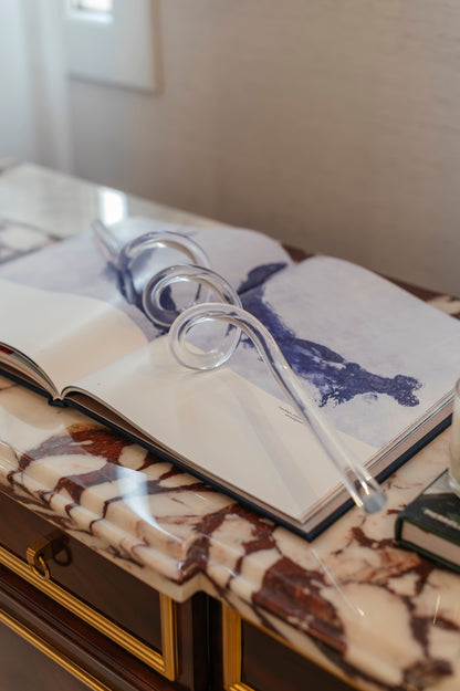 CRYSTAL SERPENTINE ACCENT SCULPTURE