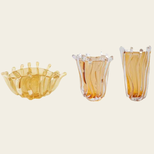 SOLARA CREST GLASS VASE