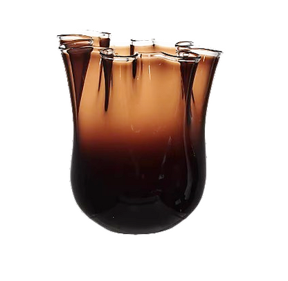 VELORA SMOKE GLASS VASE