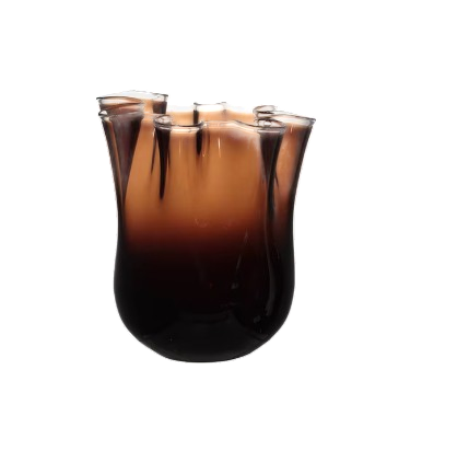 VELORA SMOKE GLASS VASE